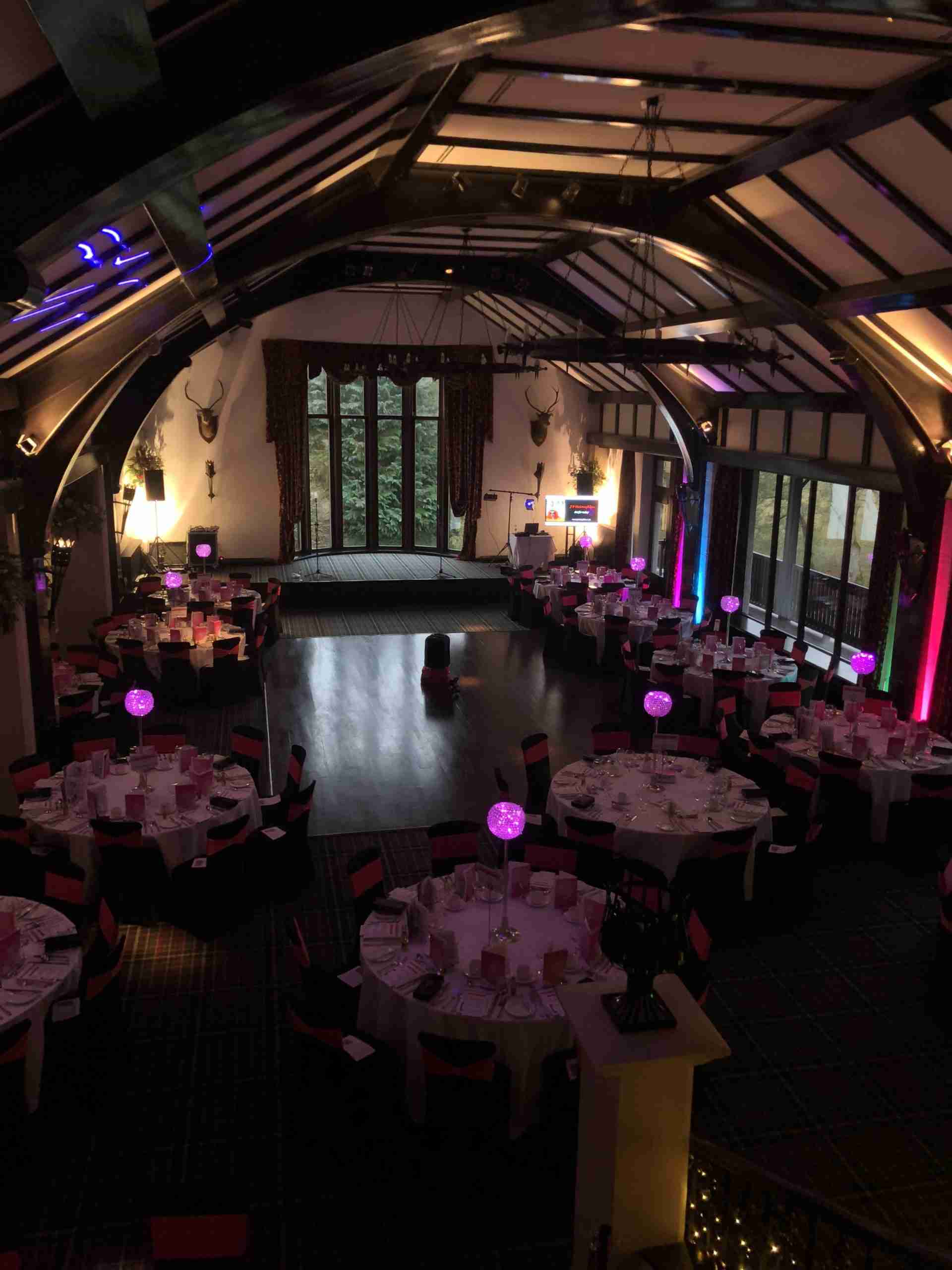Brig o Doon House Hotel, Alloway, lit for the Hansel Foundation Winter Ball Brig o Doon House Hotel, Alloway, lit for the Hansel Foundation Winter Ball