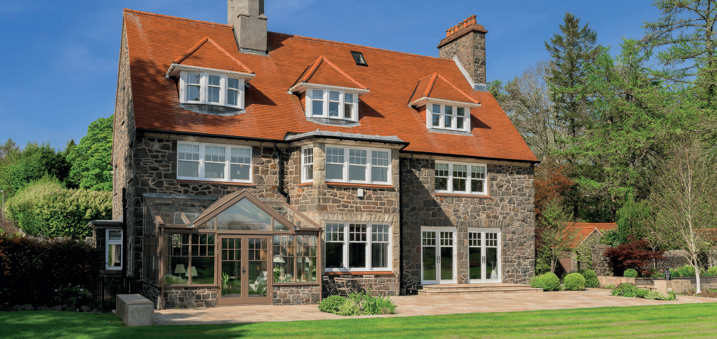 The front of Greystones, Kilmacolm