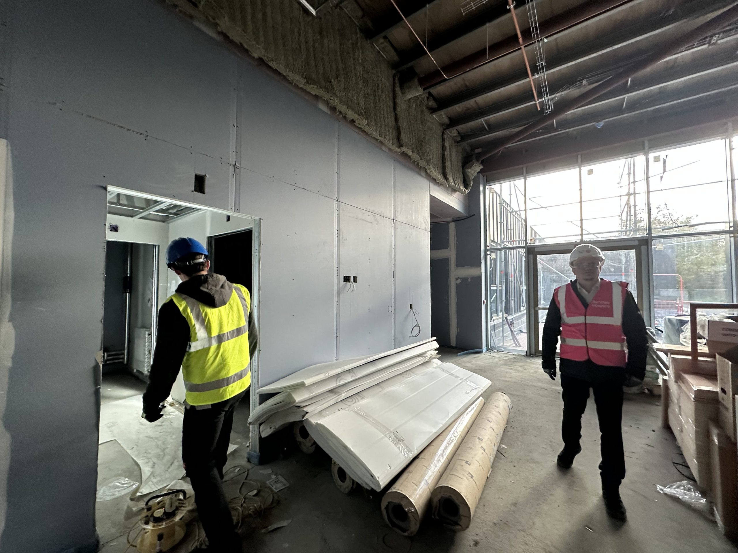 First-fix cabling for AV and IT at the Ayrshire Hospice capital build